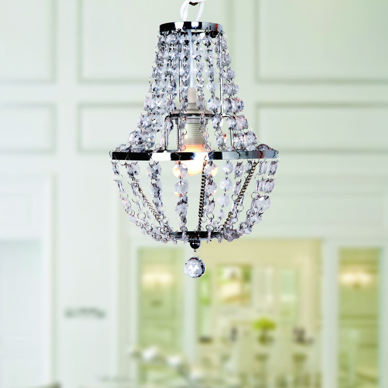 Luminaire suspendu en cristal 1 lumière Bridgman