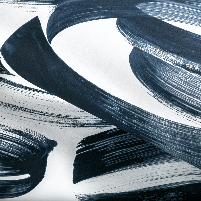 Rhapsody Laryo 11' L x 27.5" W Wallpaper Roll, Indigo