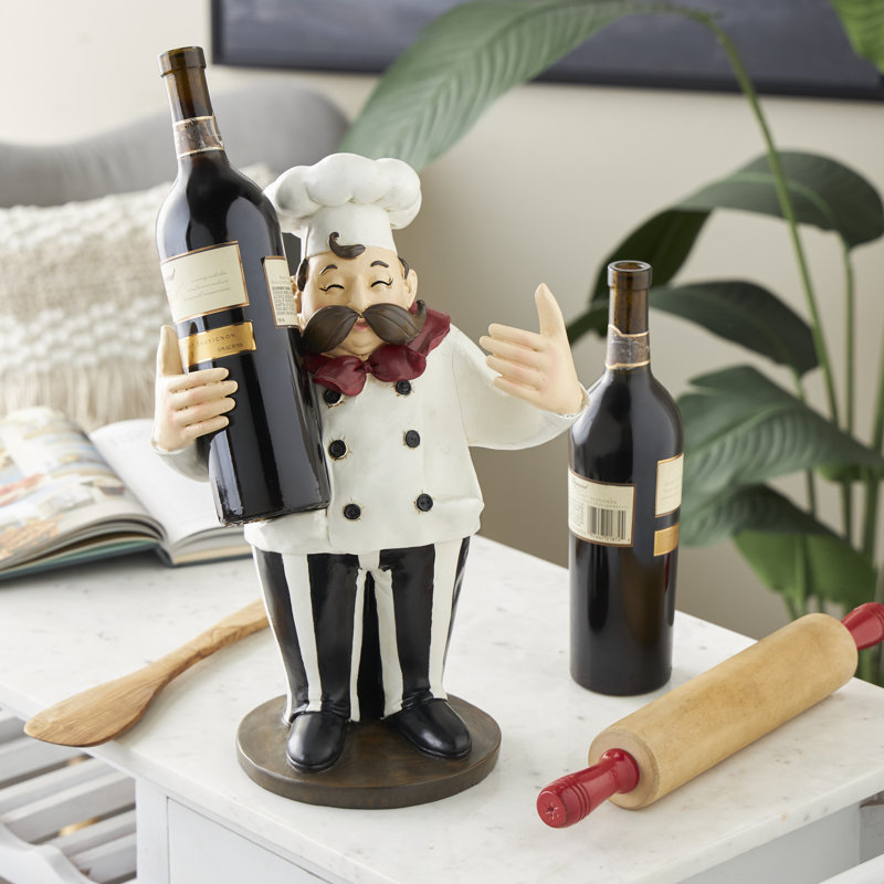 Sculpture blanche Stotler Polystone Chef
