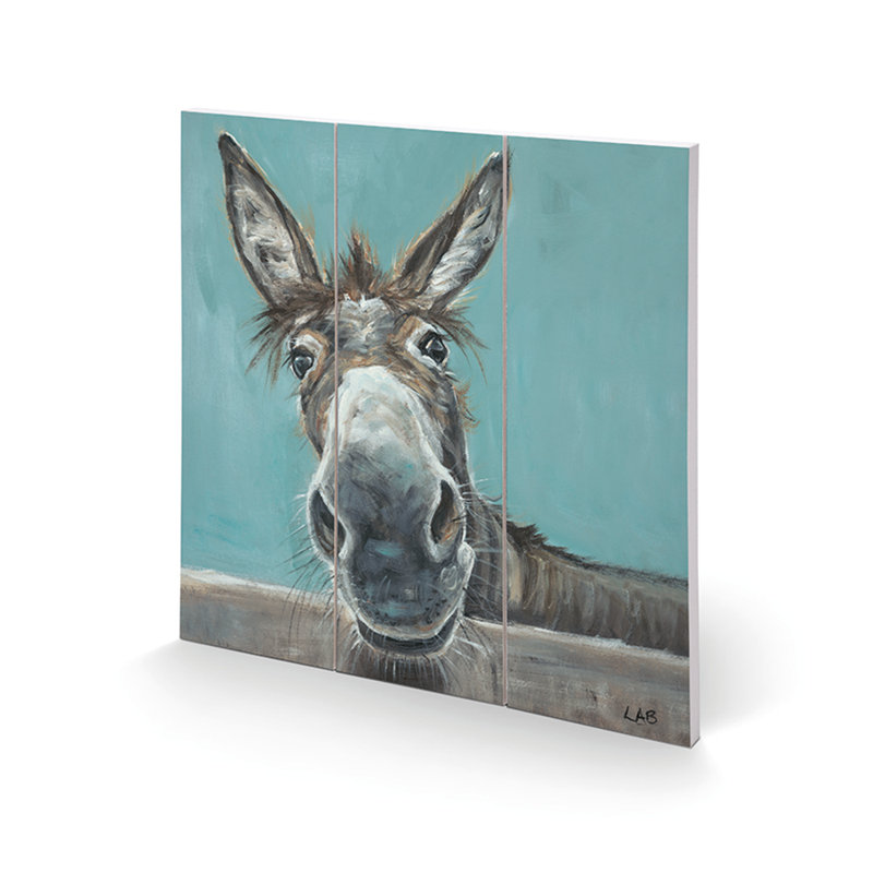 Well Hello There by Louise Brown - No Frame Painting on Wood