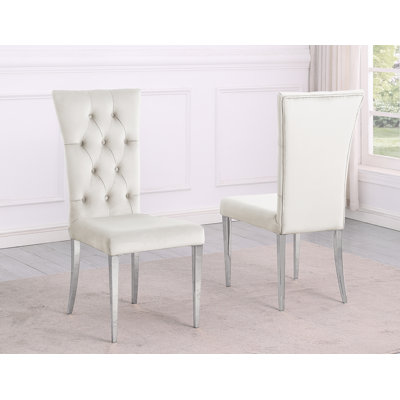 Chaise de salle à manger rembourrée Hineefah