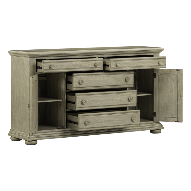 Commode 2 tiroirs 5 portes