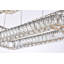 Luminaire suspendu triple DEL rectangulaire en chrome Maart 42 po Maart-1908804131-1908804134