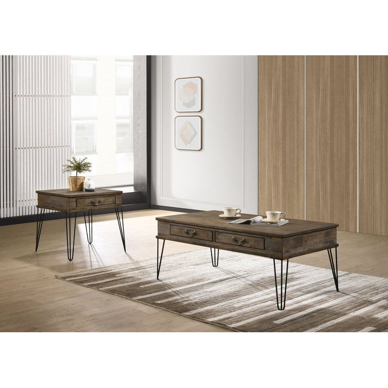 Ensemble de tables basses 2 pièces Melvina