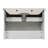 Kinsee 25.6'' Single Bathroom Vanity with Ceramic Top with Mirror