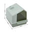 Polyethylene Plastic Enclosed Litter Box with Scoop