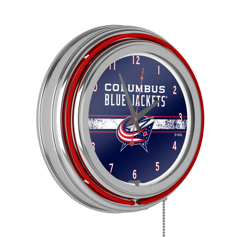 Horloge murale 11 po NHL, Blue Jackets de Columbus, 11"