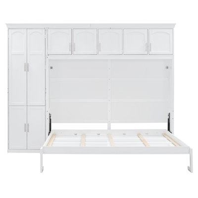 Lit escamotable mural avec armoires Murphy