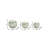 Neutral Modern Line Design Decorative Orb Set of 3-1674155644