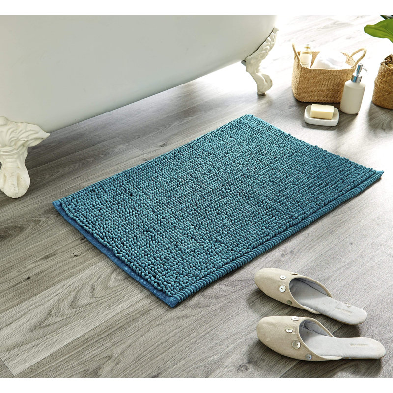 Non-Slip Bath Mat, Blue