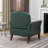 Shalisia 32'' Wide Upholstered Genuine Leather Armchair -1044449459