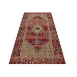 Distressed Homage Hand Knotted Wool Animal Print Area Rug