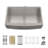 Sinber 33" Farmhouse Apron Single Bowl Workstation Kitchen Sink with 304 Stainless Steel