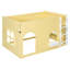 Lit mezzanine double pour enfant avec guirlande lumineuse à DEL, jaune primevère-129604090