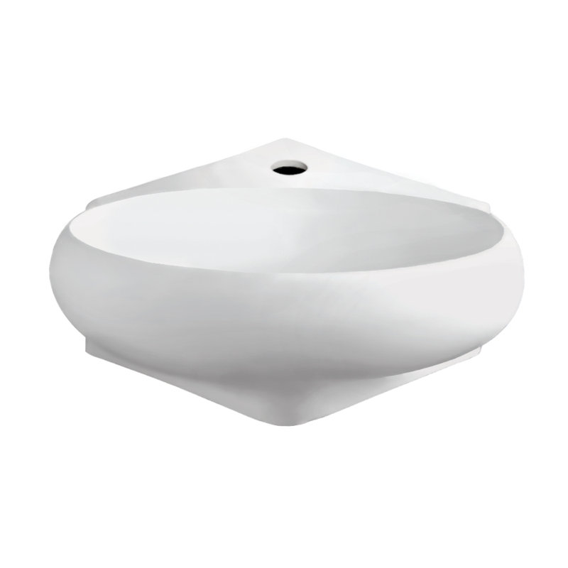 Whitehaus 13.75'' Vitreous China Oval Bathroom Sink