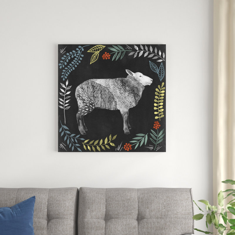 Tableau noir ferme III, H 30 po x l 30 po x P 1,25 po