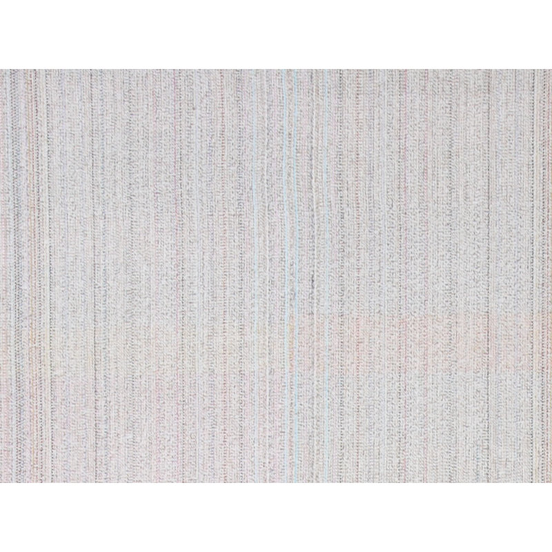 Striped Area Rug in Light Gray