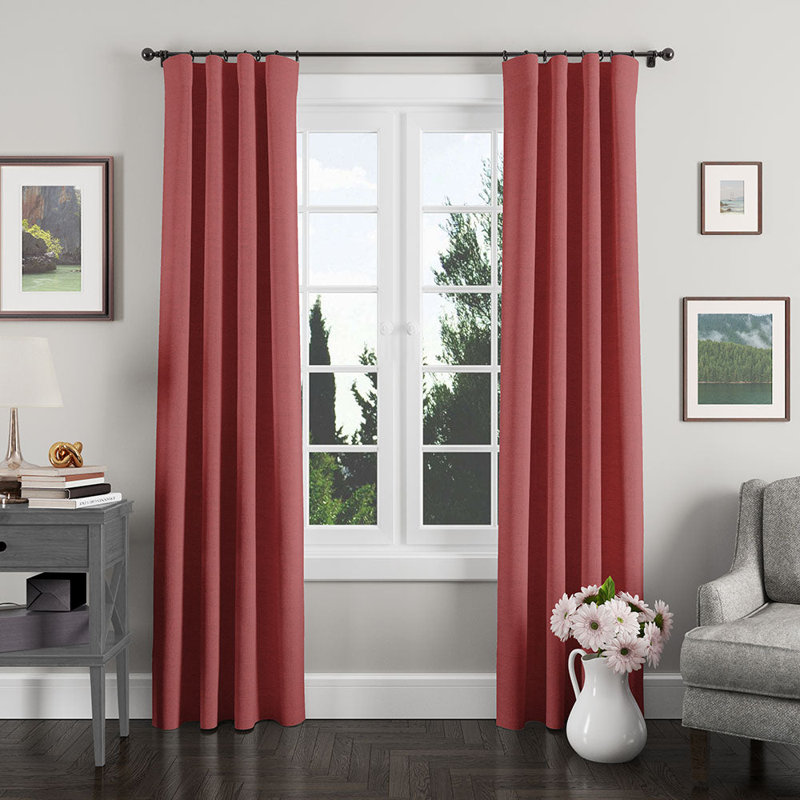Tissu Riverton, Rouge flamme