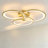 22.8'' LED Round Semi Flush Mount Ceiling Light