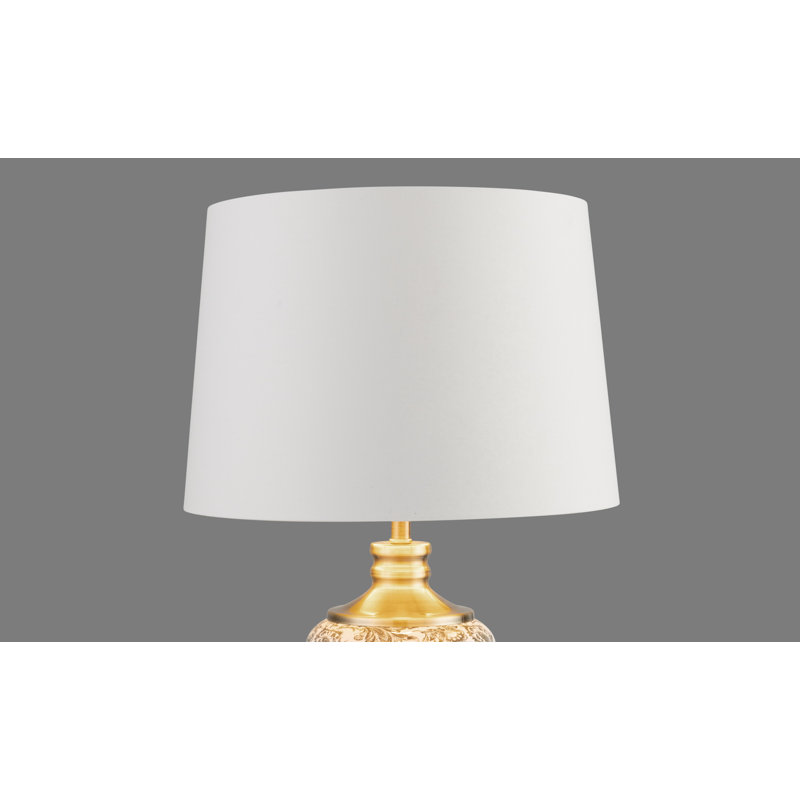 35cm Hessian Linen Empire Table Lamp Shade, Cream