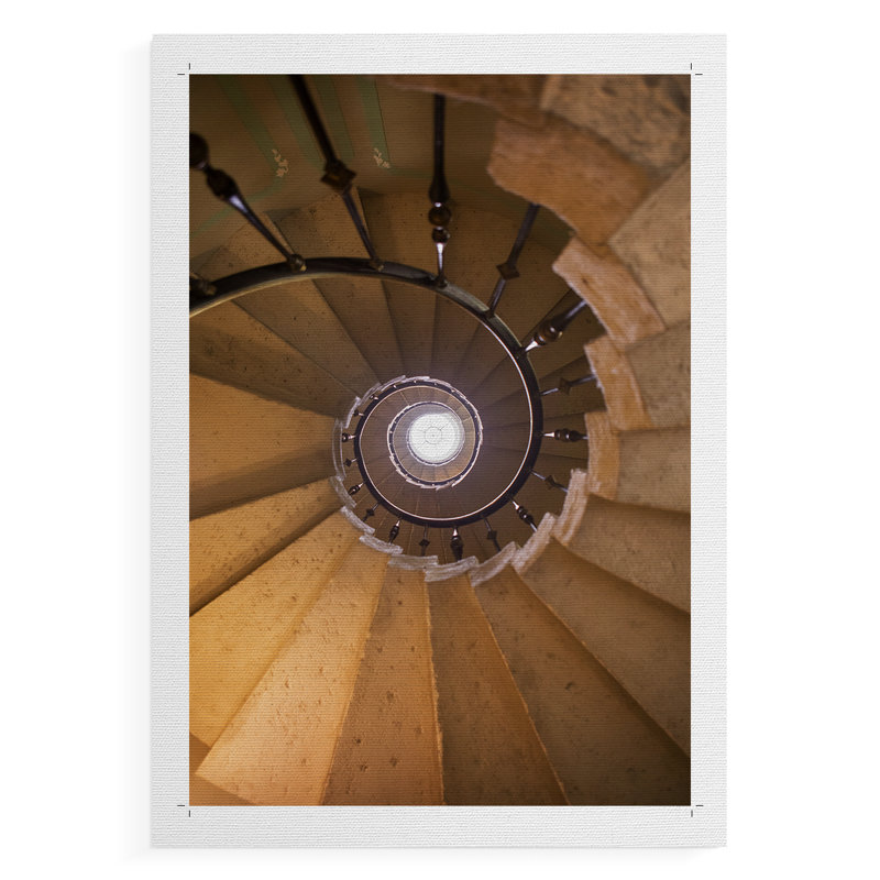 Spiraling II, reproduction encadrée - reproduction de toile seulement - non encadrée, H 60 po x l 40 po