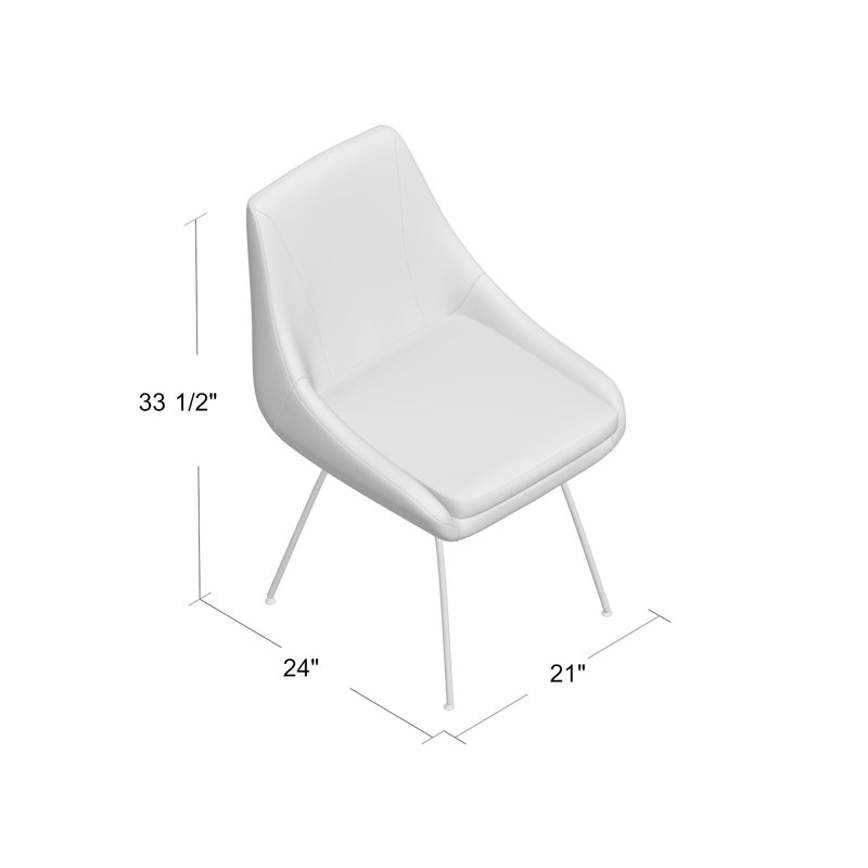 Alizae 18'' H Upholstered Side Chair, Purple, Gold