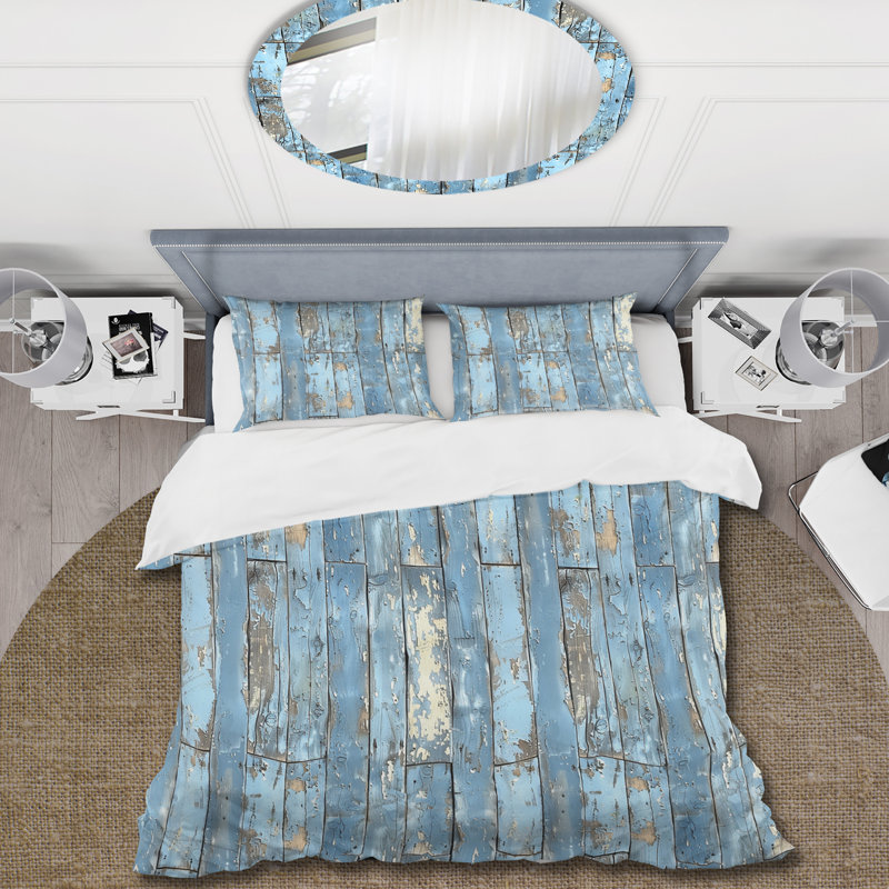 Ensemble de housse de couette Farmhouse, Housse de couette pour grand lit + 2 taies décora