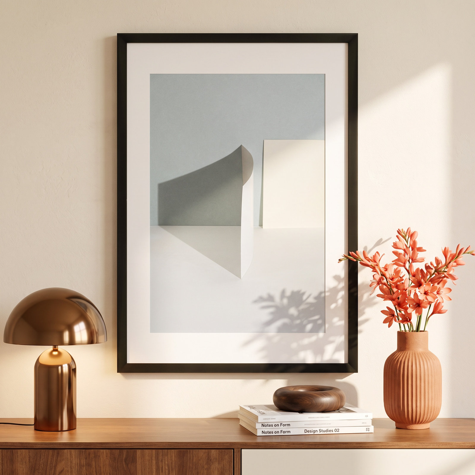 Clean Slate As An Object 3 by Svetlana Smirnova, 25" H x 17.5" W x 1.25" D, Black