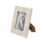 Cadre photo décoratif en similicuir gris 8,3 x 10 po, ouverture 4,5 x 6,5 po-310931071-310931068