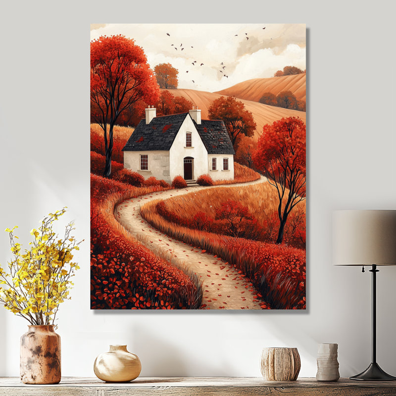 Engelman - Paysages, art mural, salon, H 20 po x l 12 po, Toile tendue, Ne s’applique pas
