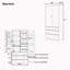 Armoire de rangement avec 3 tablettes réglables-199525429