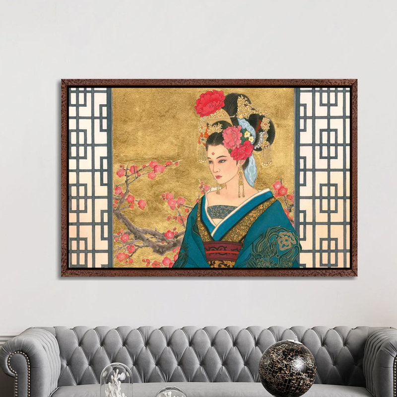 The Favourite - Painting on Canvas, 152.5 cm H x 101.5 cm W, Classic Brown Wood Framed
