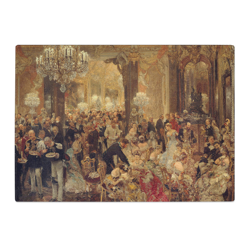 Dinner at the Ball by Adolph Menzel Chopping Board, 28.5cm W x 39cm L