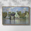 Maisons sur la rivière Zaan à Zaandam, 1871 - Claude Monet, toile tendue avec châssis-132874150-132874164