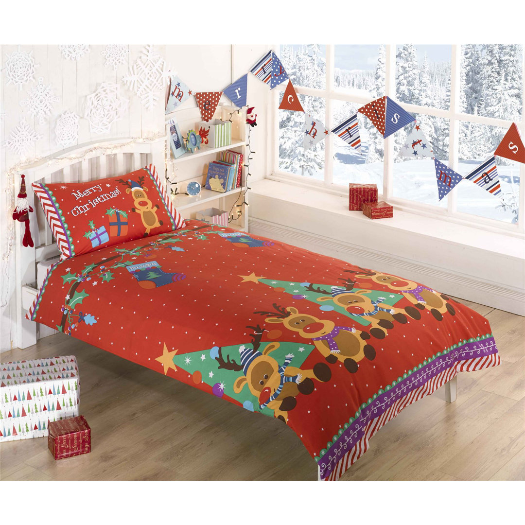 Cotton Blend Duvet Cover Set with Pillowcases Included