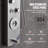 52 Shower Panel With Handheld Shower Head