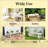 Backless Slatted Bench,Wood Outdoor Bench-1304034392