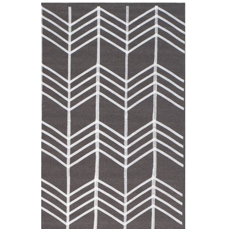 Tapis gris anthracite Thelonius, Rectangle 4 pi x 6 pi