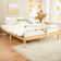 Kailianna 14'' Solid Wood Platform Bed – Durable Wooden Bed Frame with Tall Design for Extra Heavy Duty Support and Timeless Style