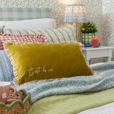 Cest La Vie Rectangular Cushion
