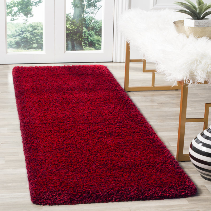 Vandoren Santa Monica Shag Performance Solid Color Rug, Runner 2'3" x 7'