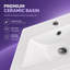 Meuble-lavabo avec lavabo en céramique Damarquis-485272062
