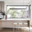 1-Light Shaded LED Linear Chandelier