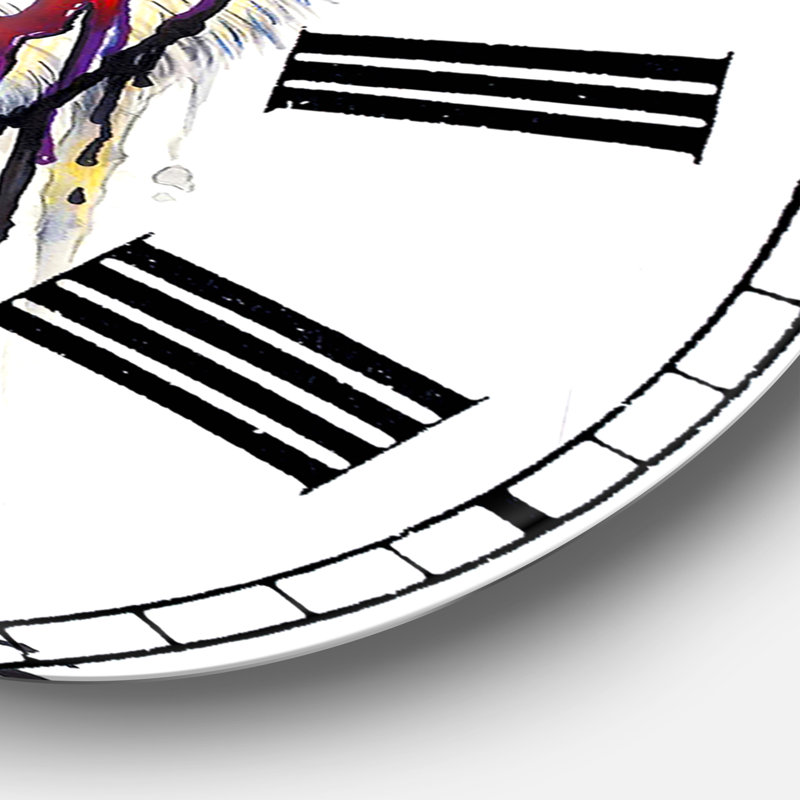 Horloge murale Wild Tiger, Surdimensionné
