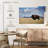 Brampt Lone Bison In A Field