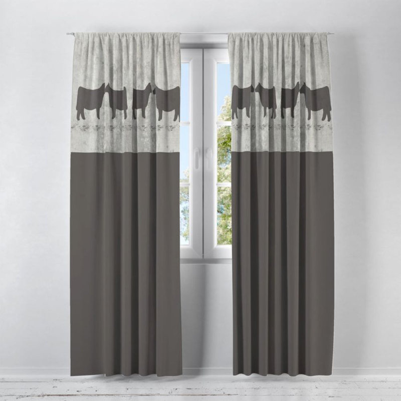 Panneaux de rideaux semi-transparents, L 20 po x L 61 po