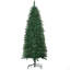 6' Tall Unlit Slim Fir Artificial Christmas Tree With Realistic Branches, And 583 Tips,