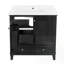Meuble-lavabo simple avec plateau Naleah 30,01-158170008
