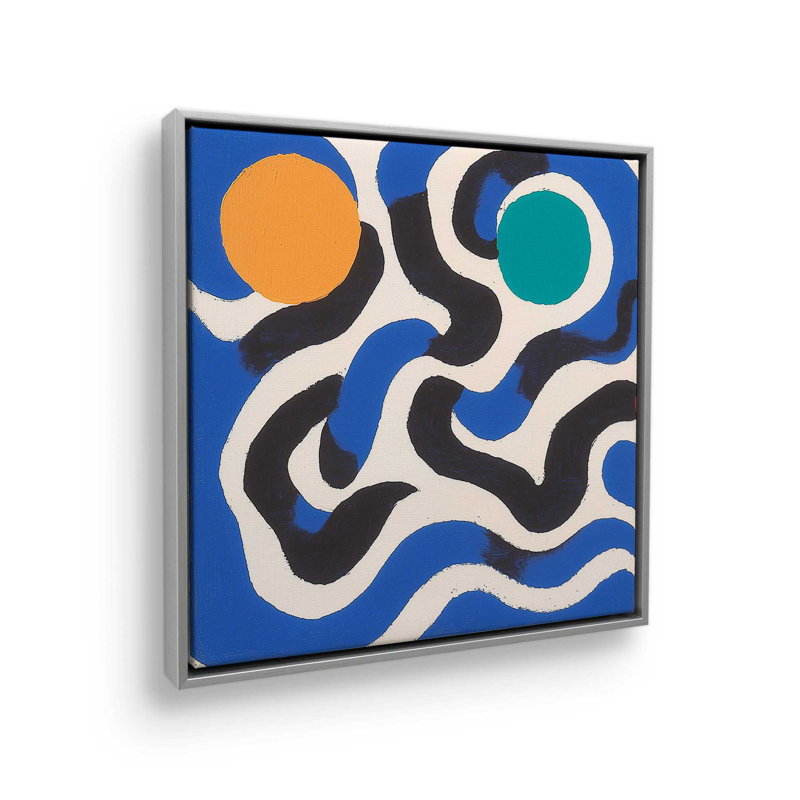 Impression sur toile «Papercut Aura I» par Walker Noble, H 20 po x l 20 po, «Floater», reproduction encadrée sans passe-par