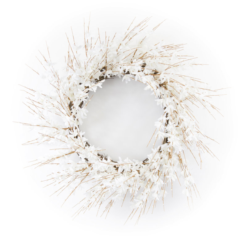 Couronne en polyester 25 po Blossom